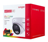 LONGSE IP κάμερα CMSBFCV5RC-28PM με μικρόφωνο, 5MP, 2.8mm, αδιάβροχη IP67, PoE