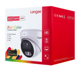 LONGSE IP κάμερα CMSBFCV5RC-28PM με μικρόφωνο, 5MP, 2.8mm, αδιάβροχη IP67, PoE