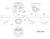 LONGSE υβριδική κάμερα CMSDTHC200FPEW, 2.8mm, 1/3" CMOS, 5MP, IP65