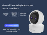 VSTARCAM smart κάμερα CS49D, 3MP, dual lens, WiFi, PTZ, SD