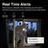 VSTARCAM smart κάμερα CS49LM με ανιχνευτή καπνού/αερίου, 3MP, WiFi, PTZ, SD