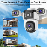 VSTARCAM smart κάμερα CS621SR, triple lens, 2MP, WiFi, SD, PTZ, IP66