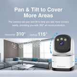 VSTARCAM smart κάμερα CS995, 3MP, WiFi, PTZ, SD