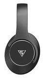 DOQAUS headphones DESIGN 1, ασύρματα & ενσύρματα, Φ40mm, 600mAh, μαύρα