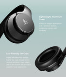 DOQAUS headphones DESIGN 1, ασύρματα & ενσύρματα, Φ40mm, 600mAh, μαύρα