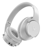 DOQAUS headphones DESIGN 1, ασύρματα & ενσύρματα, Φ40mm, 600mAh, γκρι