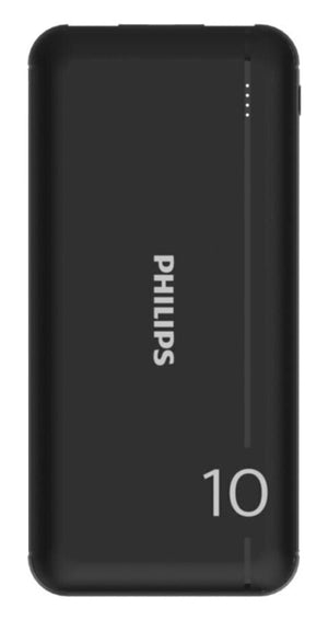 PHILIPS power bank DLP1810NB-62, 10000mAh, 2x USB, 2.1A, μαύρο