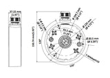 HIKVISION HIWATCH βάση κάμερας DS-1280ZJ-DM46, μεταλλική, λευκή