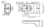 HIKVISION HIWATCH βάση κάμερας DS-1294ZJ-PT, μεταλλική/πλαστική, λευκή