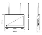 HIKVISION HIWATCH NVR καταγραφικό με οθόνη DS-7604NI-L1/W, WiFi