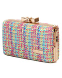 Ψάθινο τσαντάκι clutch -21892 - Φούξ