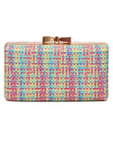 Ψάθινο τσαντάκι clutch -21892 - Φούξ