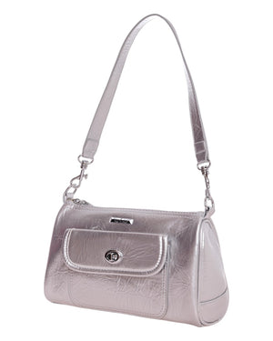 Τσάντα ώμου SW8953 - Ασημί