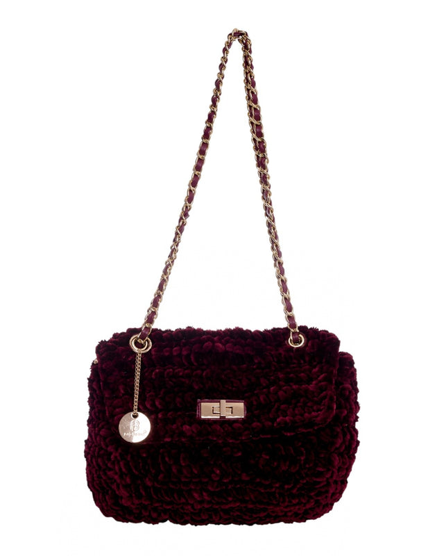 Τσάντα  ώμου  CN-25053 - Μπορντό