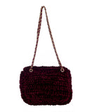 Τσάντα  ώμου  CN-25053 - Μπορντό