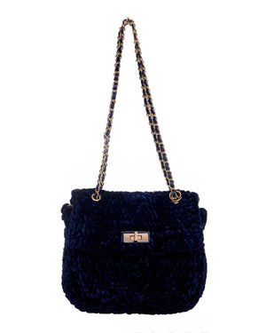 Τσάντα  ώμου  CN-25053 - Μπλέ