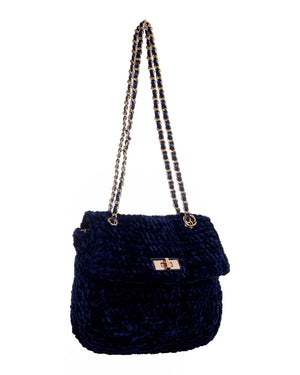 Τσάντα  ώμου  CN-25053 - Μπλέ