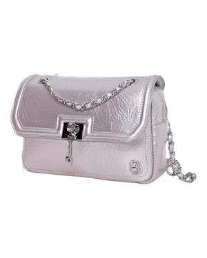 Τσάντα ώμου SW8952 - Ασημί