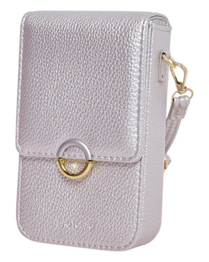 Τσάντα χιαστί YC02912 - Ασημί