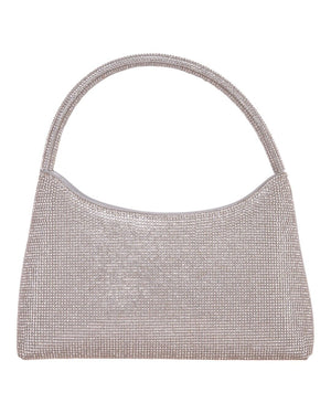 Τσάντα φάκελος clutch MD2407 - Ασημί