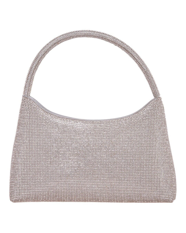 Τσάντα φάκελος clutch MD2407 - Ασημί