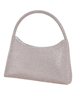 Τσάντα φάκελος clutch MD2407 - Ασημί