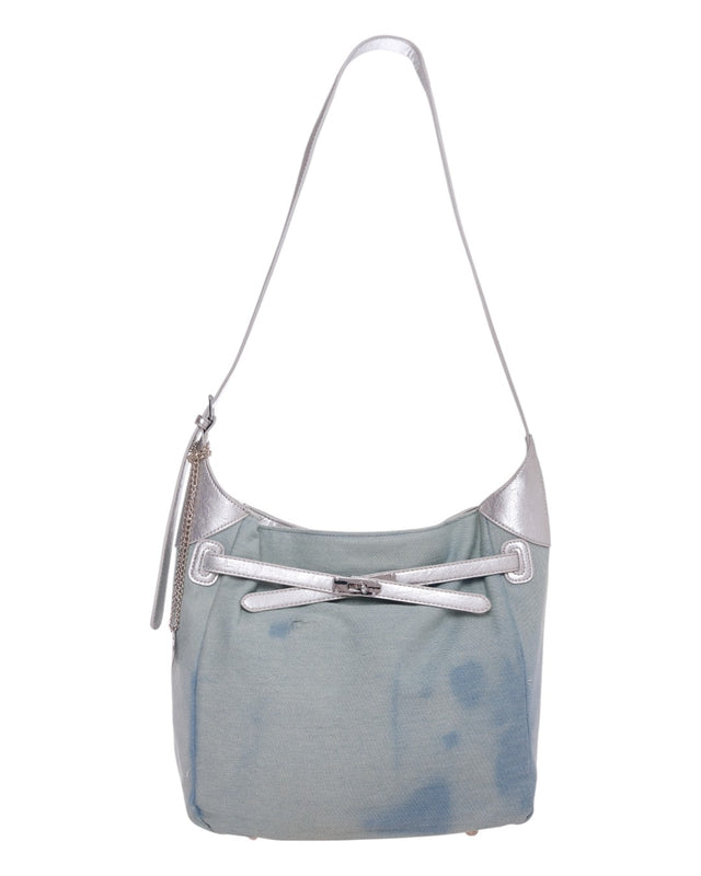 Τσάντα ώμου KX2420 - Ασημί