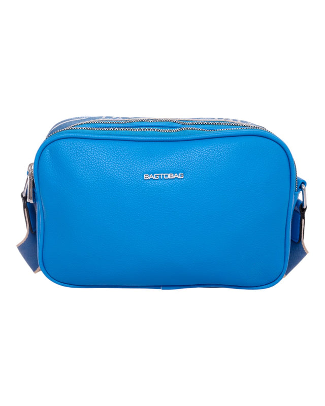 Τσάντα χιαστί  KX8062 - Γαλάζιο