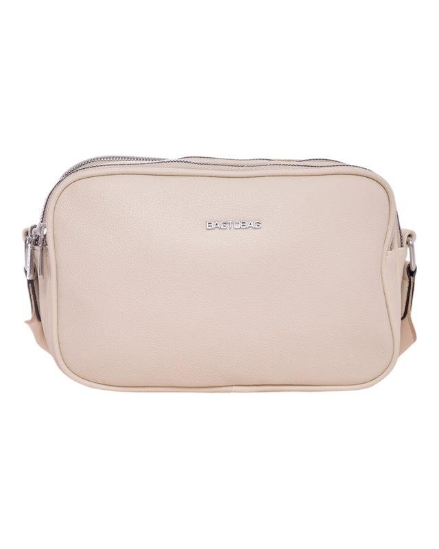 Τσάντα χιαστί  KX8062 - Μπέζ