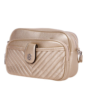 Τσάντα χιαστί ZL-2911 - Χρυσό