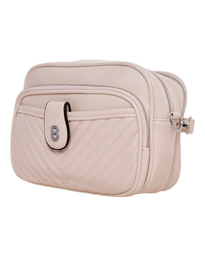 Τσάντα χιαστί ZL-2911 - Μπέζ