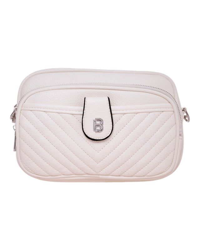 Τσάντα χιαστί ZL-2911 - Ασπρο