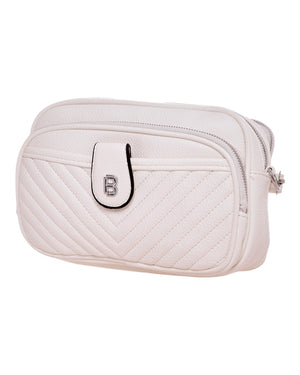 Τσάντα χιαστί ZL-2911 - Ασπρο