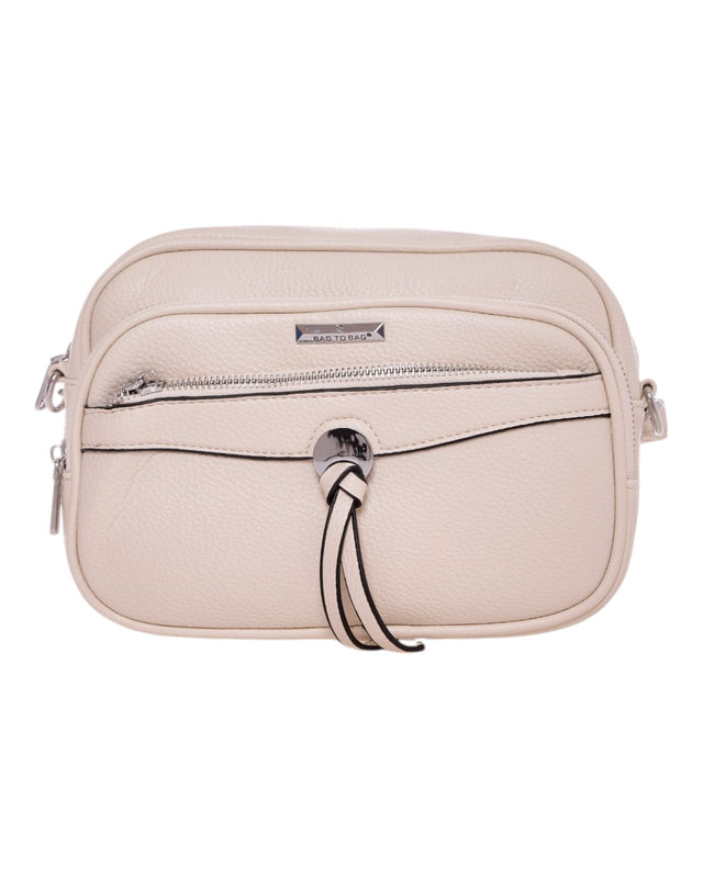 Τσάντα χιαστί ZL-2912 - Μπέζ