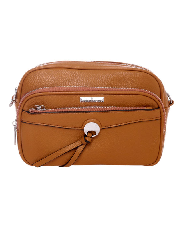 Τσάντα χιαστί ZL-2912 - Κάμελ