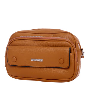 Τσάντα χιαστί ZL-2910 - Κάμελ