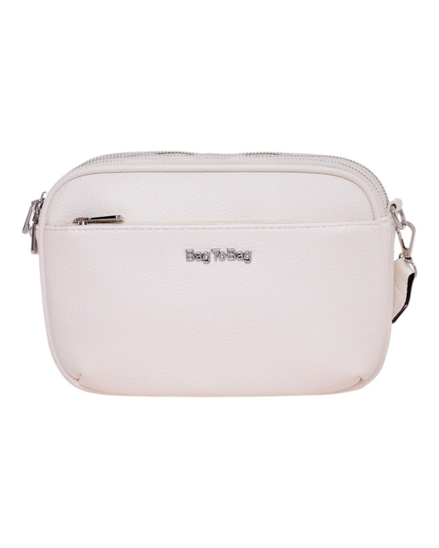 Τσάντα χιαστί WH8185 - Ασπρο