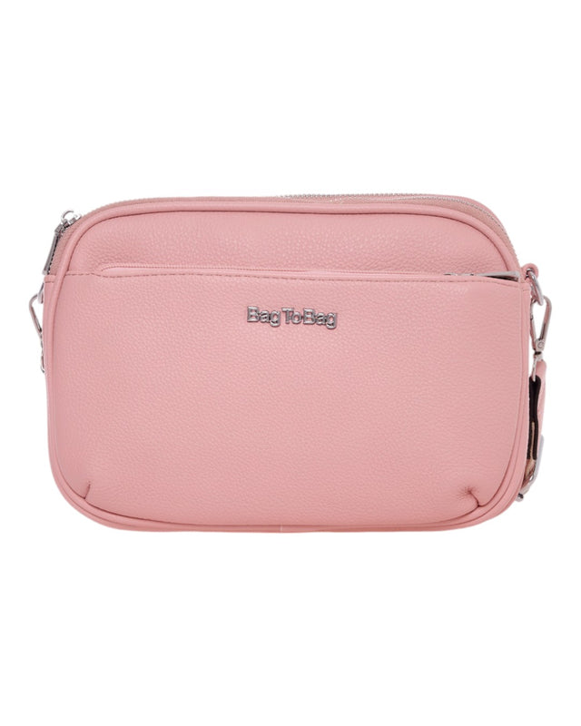 Τσάντα χιαστί WH8185 - Ροζ