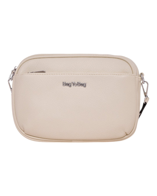 Τσάντα χιαστί WH8185 - Μπέζ