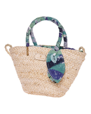Ψάθινη Τσάντα χειρός XY-2522 - Πράσινο