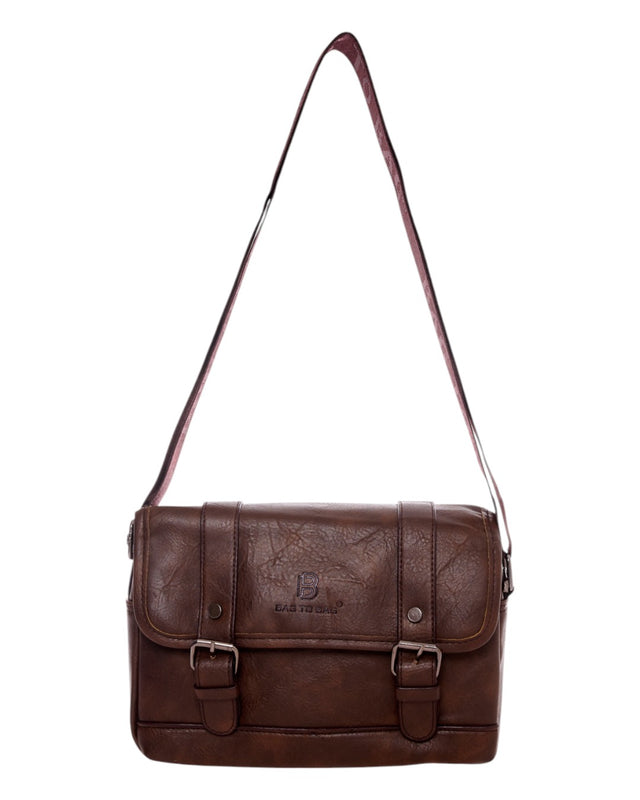 Τσαντάκι χιαστί MD-202 - Καφέ