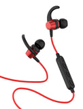 YISON earphones E14 με μαγνήτη, Bluetooth, 10mm, 65mAh, κόκκινα