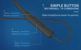 YISON earphones E20 με μαγνήτη, Bluetooth, 12mm, 250mAh, πράσινα