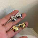 Σκουλαρίκια LM1010 Σχήμα Καρδιά Χρυσή Gold
