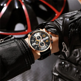 CURREN 8393 Fashion Sport Watches Mens Chronograph Wristwatch Luxury Top Brand Day Date Watch for Men Waterproof Leather Male Clock
