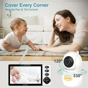 HELLOBABY ενδοεπικοινωνία μωρού HB6084L με κάμερα & οθόνη 5.5", 720p, PTZ
