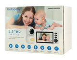 HELLOBABY ενδοεπικοινωνία μωρού HB6084L με κάμερα & οθόνη 5.5", 720p, PTZ