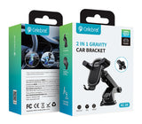 CELEBRAT βάση smartphone αυτοκινήτου HC-08, ταμπλό & αεραγωγών, μαύρη