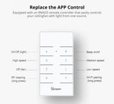 SONOFF smart διακόπτης ανεμιστήρα οροφής IFAN04 με RF χειριστήριο, Wi-Fi