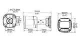 UNIARCH IP κάμερα IPC-B122-APF28, 2.8mm, 2MP, IP67, PoE, IR έως 30m